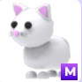 Snow Cat Uncommon Mega Neon Adopt Me