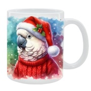 KUBEK Papuga Kakadu NA ŚWIĘTA, PREZENT, PERSONALIZOWANY, 24HWYS