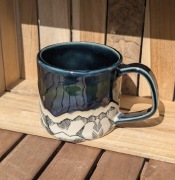 Kubek handmade | ceramika | góry  | zorza