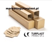 Tuba wysyłkowa kwadratowa kartonowa ekologiczna 