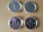 Medal numizmat Jan Paweł II, Piłsudski, Bitwa Warszawska Konstytucja Majowa