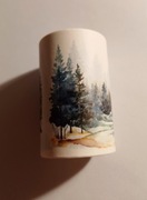 washi tape taśma ozdobna zielone choinki 2m scrapbooking