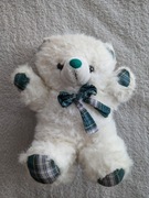 Biała maskotka miś