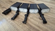 4 Inteligentne, RGBW lampy solarne do ogrodu, czujnik ruchu, blouetooth.