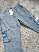 Spodnie szare dresowe NASA rozmiar M