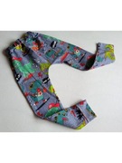 Baggy spodnie dresowe dinozaury rozmiar 122