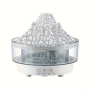 Dyfuzor Wulkan RGB Nawilżacz powietrza LED efekt kółek Biały