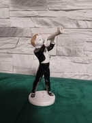 Trębacz figurka porcelana Hollohaza