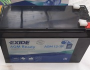 Akumulator motocyklowy, żelowy, EXIDE AGM 12-7F
