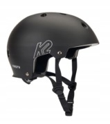 Kask K2 Deskorolka Skate Rolki Rower Czarny