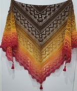 Chusta szydełkowa rękodzieło