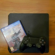 PlayStation 4 Slim 500GB + 1 pad + bloodborne
