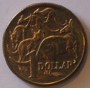 1 DOLAR  2006 AUSTRALIA - KANGURY - RZADKI ROCZNIK