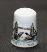 Naparstek Kolekcjonerski Porcelanowy Tower Bridge London