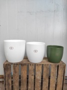 Osłonka ceramiczna na doniczkę 21cm, 19cm, 16cm