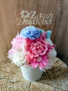 Flower box z świec sojowych 