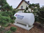 Zbiornik na gaz propan 2700, 4850, 6400 montaż, płynny gaz