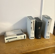 Zestaw 4x Xbox 360 – różne modele – do naprawy / na części