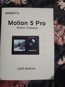 Kamera sportowa WANNTO Motion 5 Pro 5K – pełny zestaw