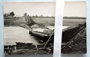 OBORNIKI WLKP. ZNISZCZONY MOST KOLEJOWY 1940 - 4580