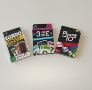 Zestaw Gier Karcianych Phase 10 + 3 Up 3 Down + Cluedo Suspect Okazja Hit 