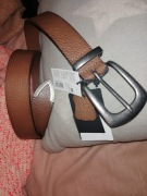 House. SKÓRA NATURALNA. pasek SKÓRZANY. Z metalową klamrą I okuciami. NOWY!