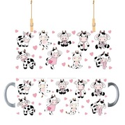 Kubek biały 330 ml krówki krowy