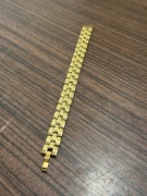 Ładna pozłacana bransoletka 