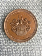 UNIKAT 1846 | Medal Narodzin Księżniczki Wiktorii v. RATIBOR Ród Hohenlohe