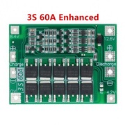 BMS 3s zielony Battery Charger Protection Board 