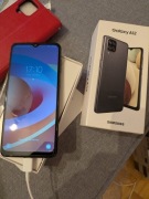Samsung Galaxy A12 64gb NFC czarny pudełko sluchawki