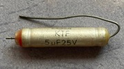 5uF 25V KTF Kondensator tantalowy zabytek PRL ELWA