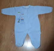 Ciepły pajacyk niemowlęcy rozmiar 62 firmy AGA