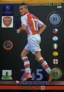 PANINI CHAMPIONS LEAGUE 2014/2015 INERNATIONAL ALEXIS SANCHEZ 343 ARSENAL