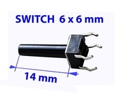 TACT MICRO SWITCH MIKROPRZYCISK  13mm   6x6 mm - 10 sztuk !!!