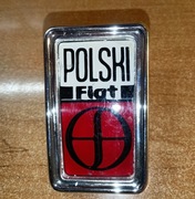 Emblemat POLSKI FIAT Fiat 125p NOWY ORYGINAŁ z PRL