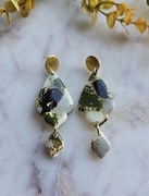 Geometryczne kolczyki z gliny polimerowej