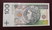 100 zł 1994 rok seria AY rzadka seria Londyn Stan 1-