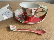 Franz Collection filiżanka , spodek, łyżeczka Island Beauty ,hibiscus