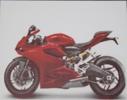 Malowanka diamentowa 40x50 motor obraz na ramie