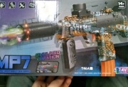 Karabin Gel Blaster MP7 T46A 7.4V | Auto, LED, wibracje |