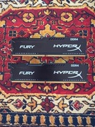 Pamięci RAM typu DDR4 marki HyperX, model Fury.