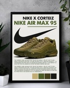 Plakat A3 Nike air max 95 corteiz
