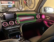 Listwa ambient light AMG 64 kol Mercedes Benz W205 X253 