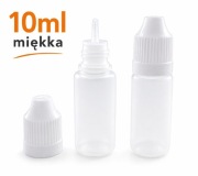  Butelka 10ml PE LDPE miękka z kroplomierzem szczelna 50szt