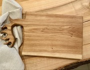 Deska do krojenia premium z drewna dębowego  zabezpieczona olejem lnianym