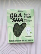 Gua sha kamień jadeit guasha jadeitowa masaż twarzy