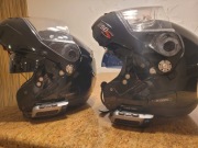 Kaski (2 sztuki) motocyklowe NOLAN N90S z intecomami Scala Rider G4 - kpl