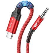 JSAUX Kabel USB C na jack AUX 1 m, USB C do 3,5 mmiPhone 15 Pro Max/15 Plus