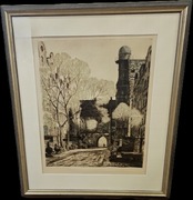 Ogromna grafika Danzig Gdańsk Bertold Hellingrath